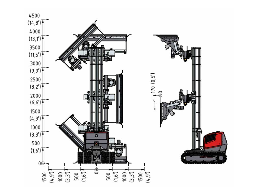 Aqua cutter 410V hydrodemolition robot specification