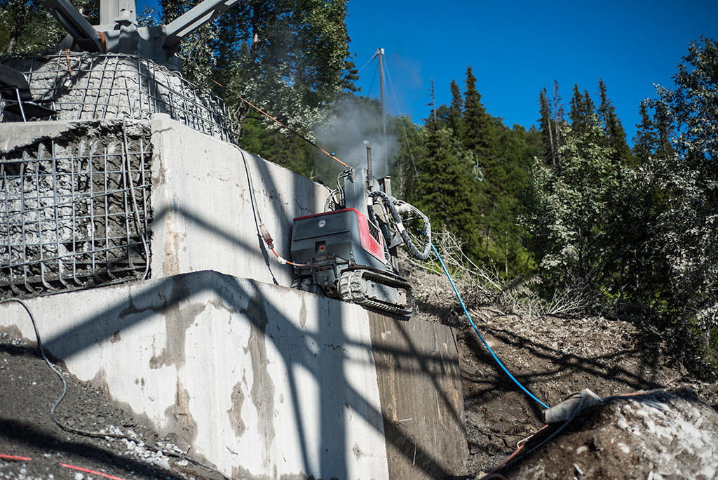 Aquajet on location - Åre cableway