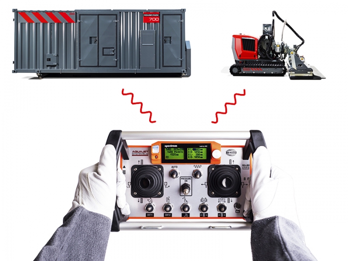 hydrodemolition aquajet systems power pack aqua cutter connected_controls